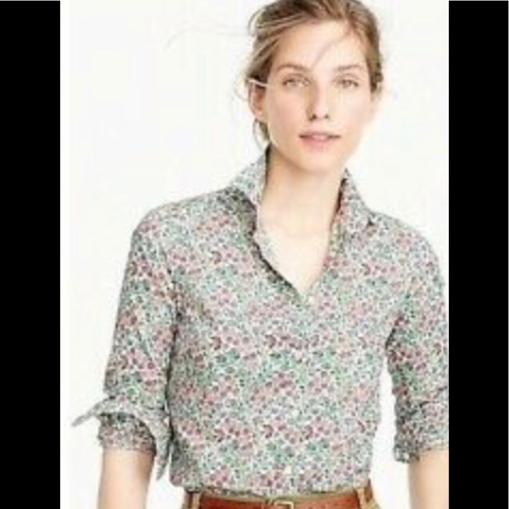 J Crew Perfect Shirt, Libety Arts Isborella Floral